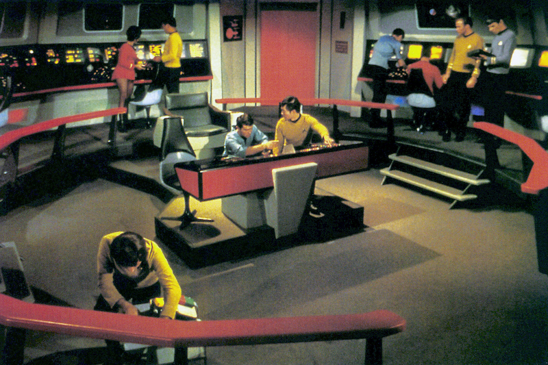 The bridge of the USS Enterprise, as seen in 1966.